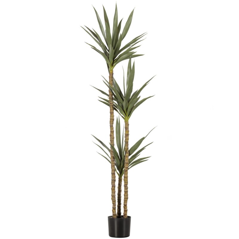 Yucca kunstplant groen 155cm