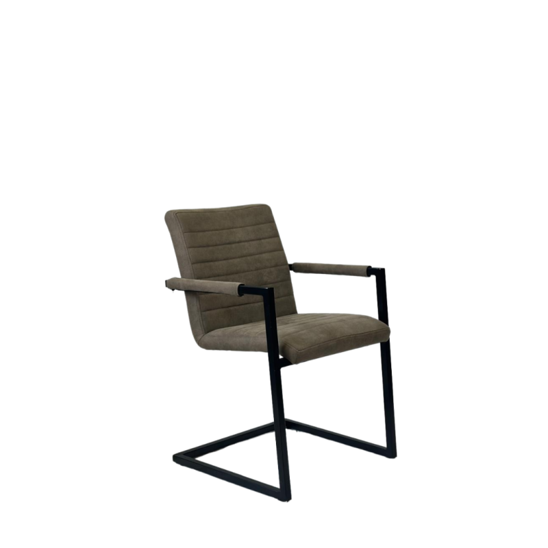 Eetkamerstoel donkergrijs